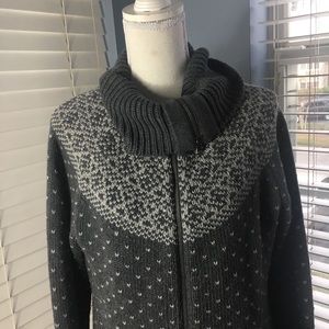 Talbot zip front sweater LP